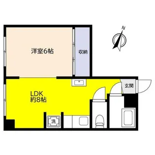 佳三マンション【2階】の間取り