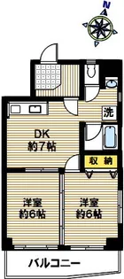 ラメール灘【902号室】の間取り