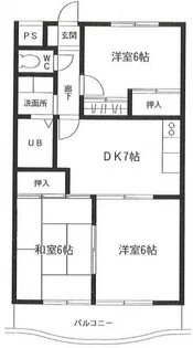 エステート21【405号室】の間取り