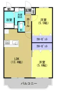 ユーミーシャルマン【2階】の間取り