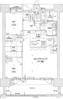 アーバンパレス香椎照葉【16階】の間取り