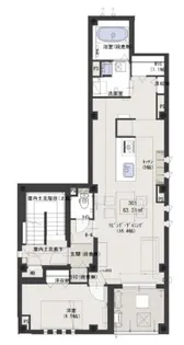 アストロ上本町【3階】の間取り