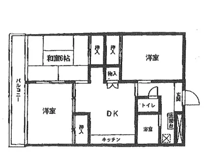 医生ケ丘ビル【603号室】の間取り