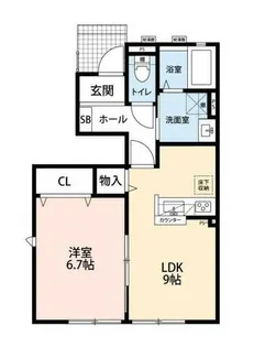 パストラル沼 1【1階】の間取り