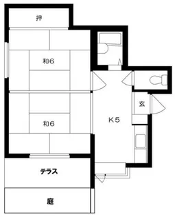 シャトレ東新町【105号室】の間取り