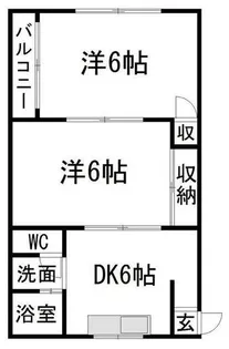 マキシム貴船【2階】の間取り