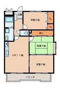 パークライフM【3階】の間取り