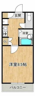 パティオス東公園【205号室】の間取り