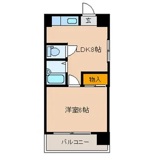 西淡路土井マンション【11階】の間取り