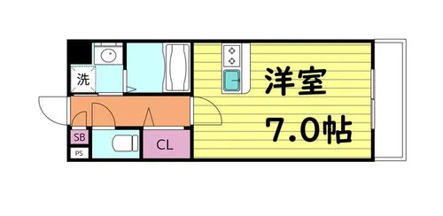 バルーンフラワー諏訪【12階】の間取り