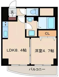 サンレムート新大阪イーストⅡ【9階】の間取り