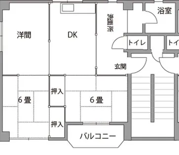 弥登ビル【401号室】の間取り