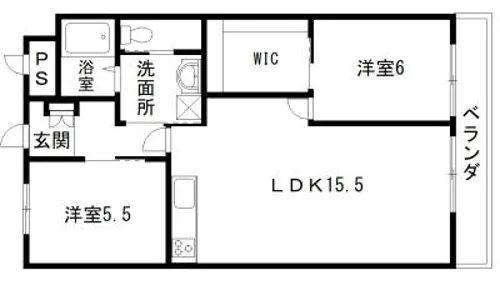 サンシャインハイツⅡ【803号室】の間取り