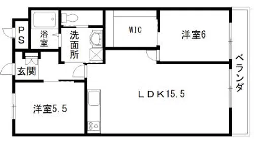 サンシャインハイツⅡ【803号室】の間取り