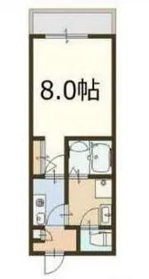 クレスト舎利寺【103号室】の間取り