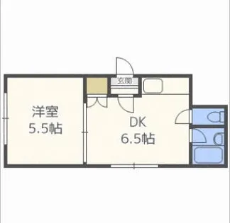 サンセレクト東札幌Ⅰ【203号室】の間取り
