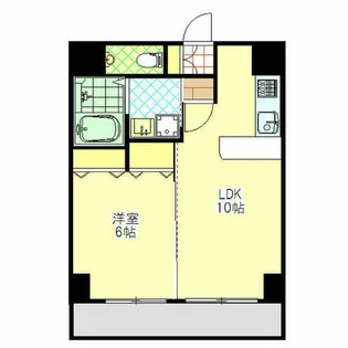 グレイス今里【406号室】の間取り