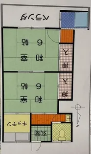 ラフォーレ神田【101号室】の間取り