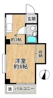 オータムハイツ【502号室】の間取り
