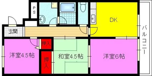 プチグレース【205号室】の間取り