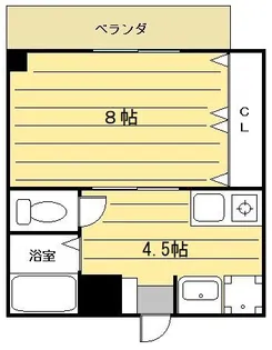 ファーストスクエア【606号室】の間取り