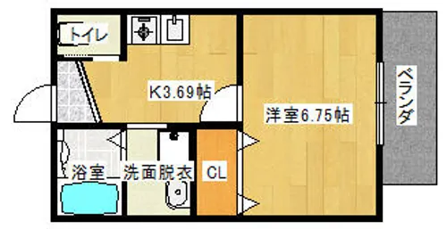 グレートヒルズ2番館【101号室】の間取り