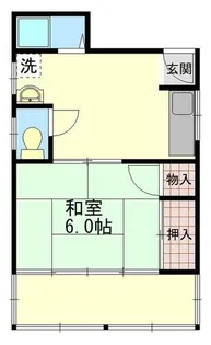 築島ビル【5階】の間取り