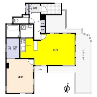 レオグランデ甲南山手【3階】の間取り