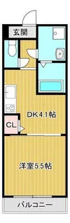 リフレス天王寺国分町【8階】の間取り