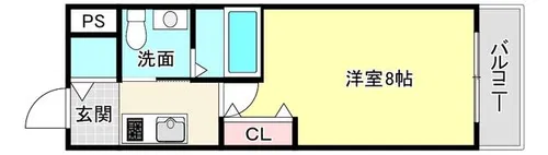 CITY PAL田島WEST【1階】の間取り