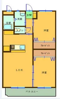 マ・メゾン潤野【302号室】の間取り