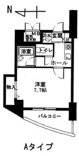 アンシャンテ南堀江【4階】の間取り