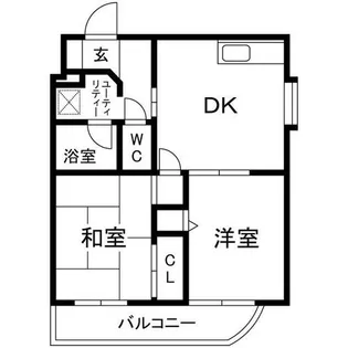 アヴァンティイン伏見【2階】の間取り