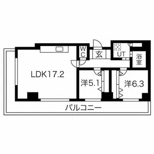 コンド-円山KIRARI【201号室】の間取り