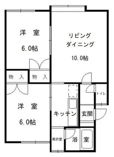 ノースコート37【101号室】の間取り