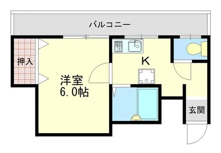 シルフィード・ドゥ・ARATA【5階】の間取り