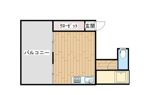 第二中村興産ビル【501号室】の間取り