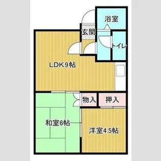 第二さくらハイム【3階】の間取り