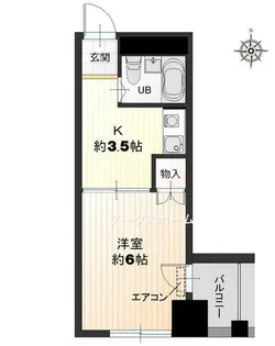 建商101ビル【4号室】の間取り