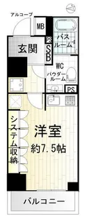 アルス大手前プレミア【4階】の間取り
