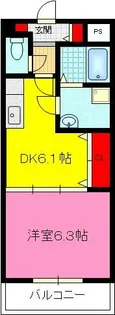 ルミエール・フジ【3階】の間取り
