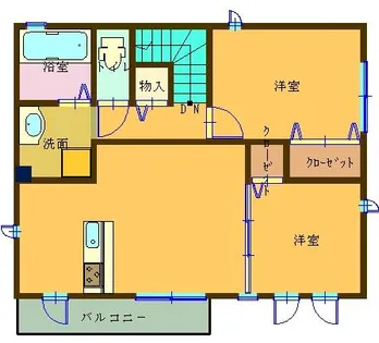 エスポワール【201号室】の間取り