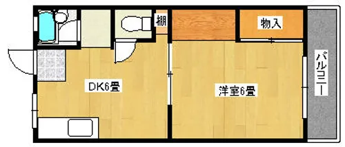 王子ハイツ【303号室】の間取り