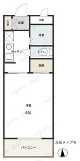 西明石ハイツ【402号室】の間取り