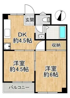 藤本コーポ【505号室】の間取り