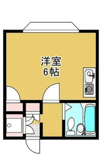 オアシス銀座【205号室】の間取り