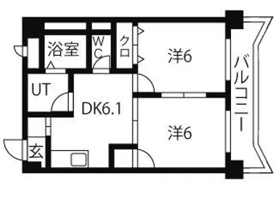 三鈴ノール【3階】の間取り