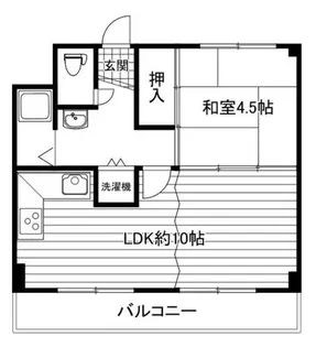 ハイツ淀2号館【4階】の間取り