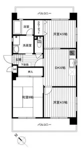 リバーコート【501号室】の間取り