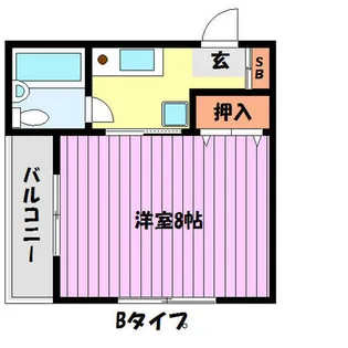 ルミナス御影【3B号室】の間取り